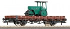 47786 Roco Stake car with Street Roller